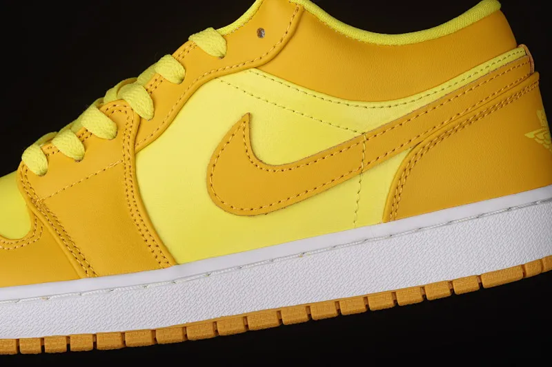 All categories Air Jordan Jordan series basketball shoes Air Jordan 1 Low Air Jordan 1 Low AJ1 Joe 1 lemon yellow low-top cultural and leisure sports sneakers DN6998-700